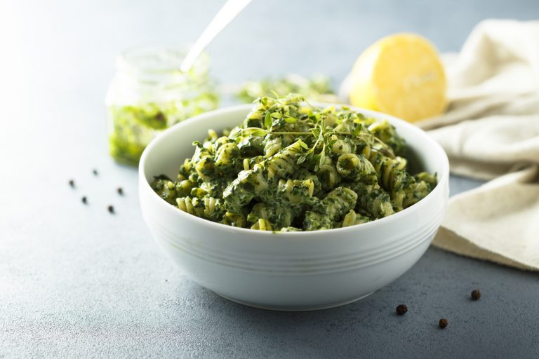 spring greens pesto