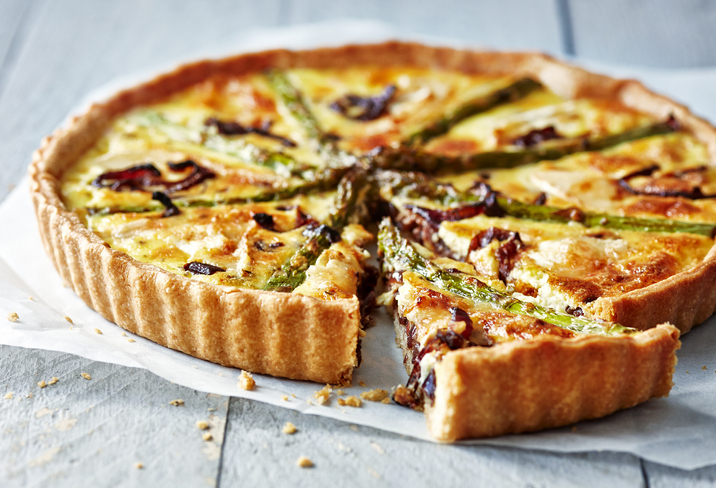 quiche with bacon and asparagus