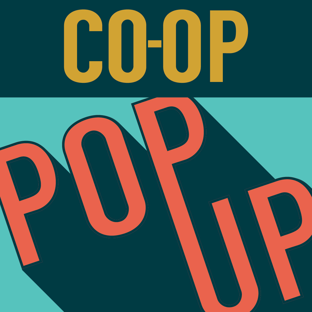 Co-op Pop Up Graphic