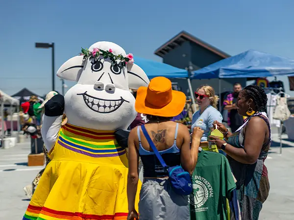 Clo the Cow at the Harvest Festival