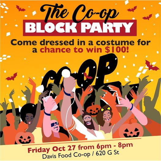 Davis Co-op Block Party Graphic