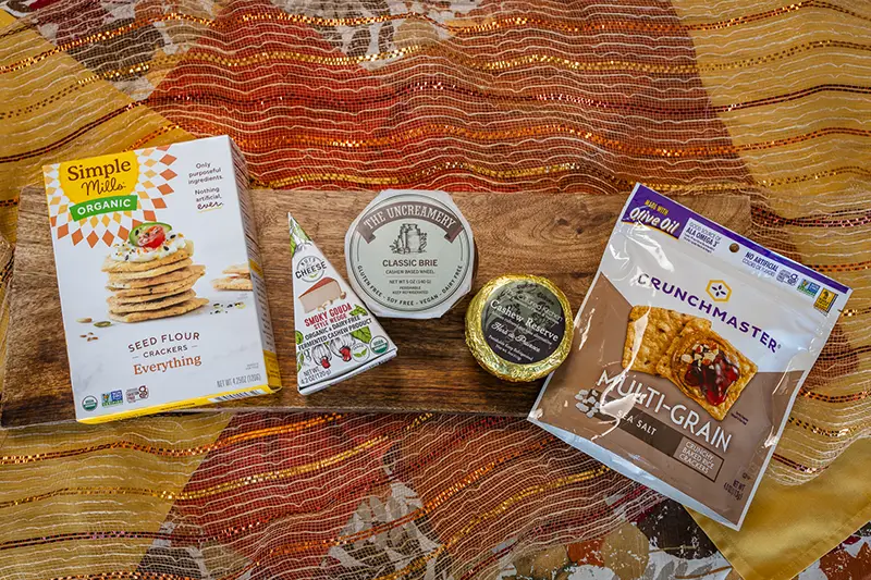 A collection of plant-based products.