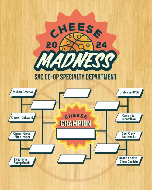 Cheese Madness Bracket